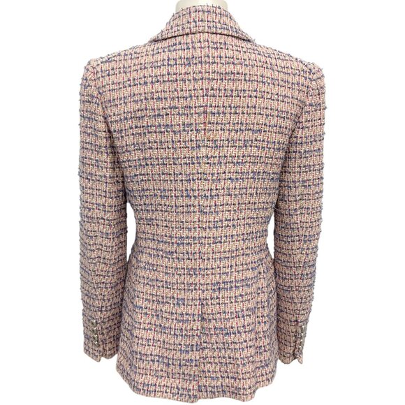 Veronica Beard Khaki Multi Taja Dickey Jacket - Picture 3 of 4